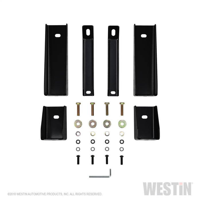 Westin 23-4130 E-Series 3 Round Nerf Step Bars; Stainless Steel; - Truck Part Superstore