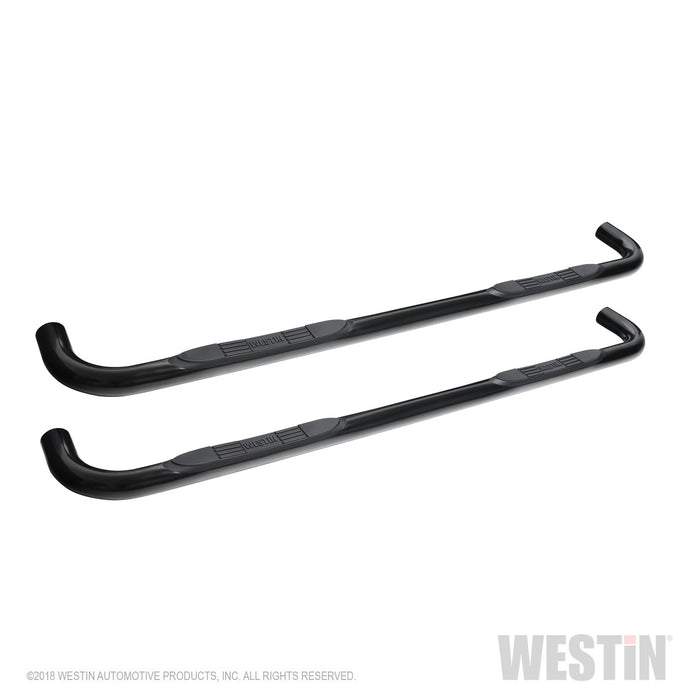 Westin 23-4135 E-Series 3 Round Nerf Step Bars; Black; - Truck Part Superstore