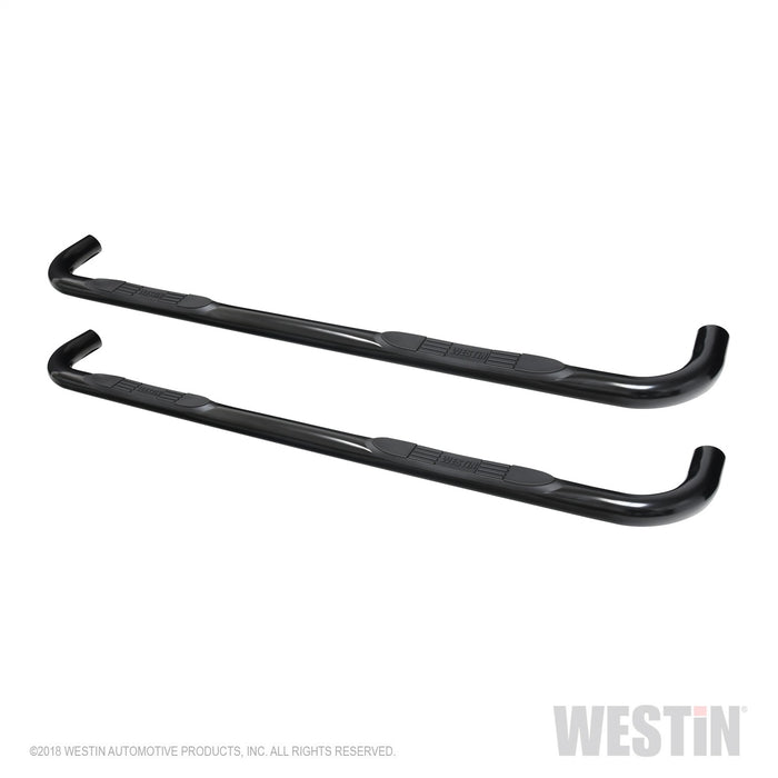 Westin 23-4135 E-Series 3 Round Nerf Step Bars; Black; - Truck Part Superstore