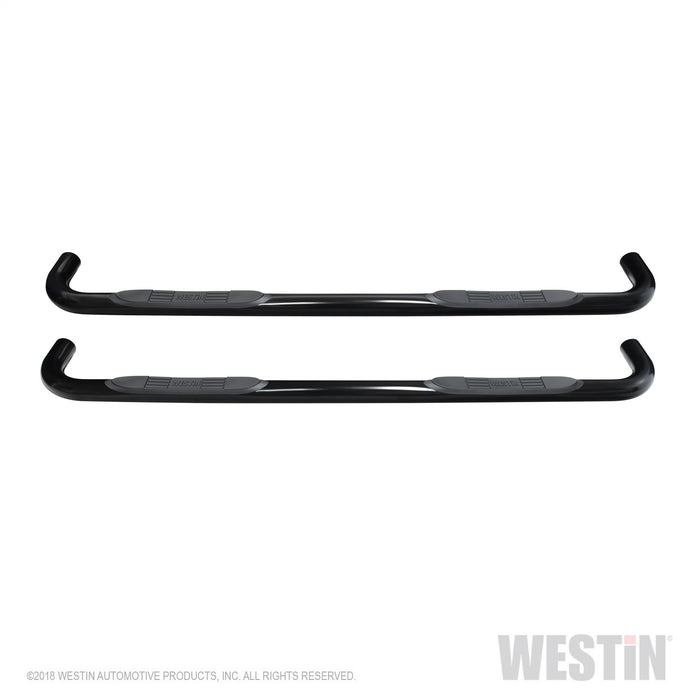 Westin 23-4135 E-Series 3 Round Nerf Step Bars; Black; - Truck Part Superstore
