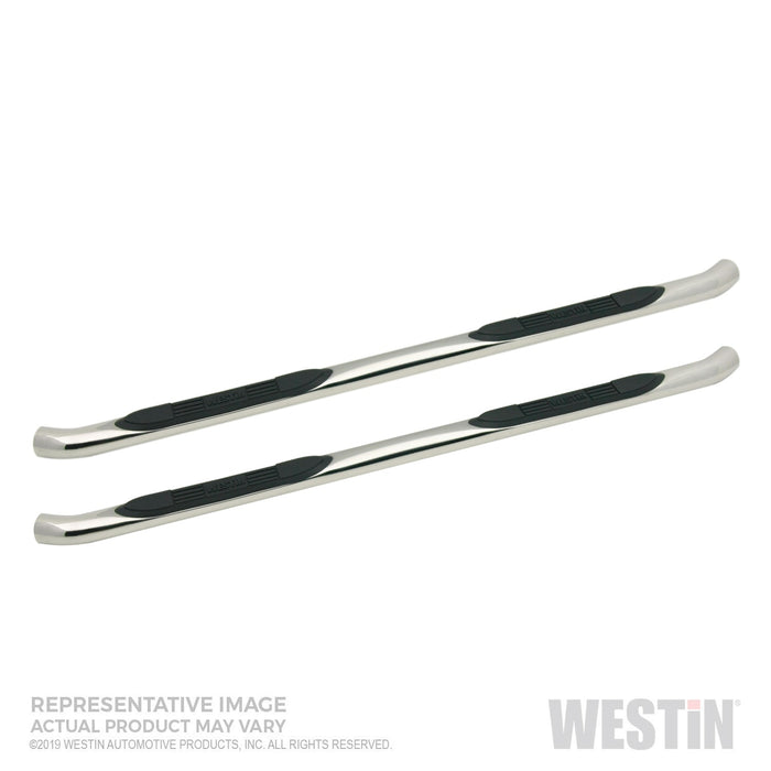 Westin 23-4150 E-Series 3 Round Nerf Step Bars - Truck Part Superstore