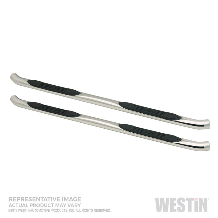 Westin 23-4150 E-Series 3 Round Nerf Step Bars - Truck Part Superstore