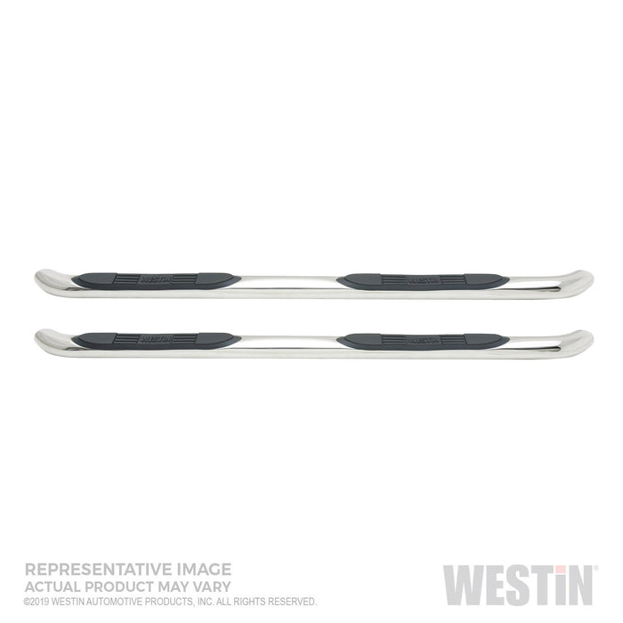 Westin 23-4150 E-Series 3 Round Nerf Step Bars - Truck Part Superstore