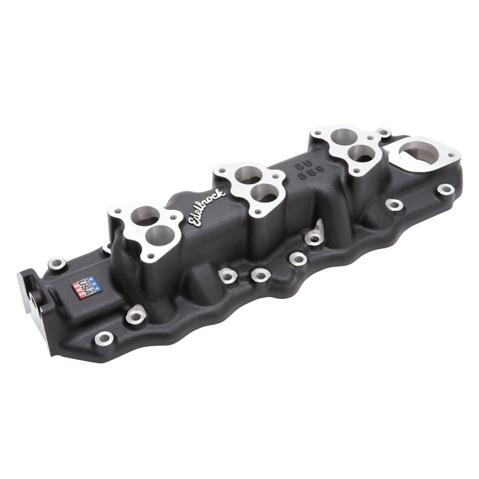 Edelbrock 11083 Edelbrock Triple Deuce Intake Manifold for 1938 to 1948 Ford/Mercury Flathead V8 - Truck Part Superstore