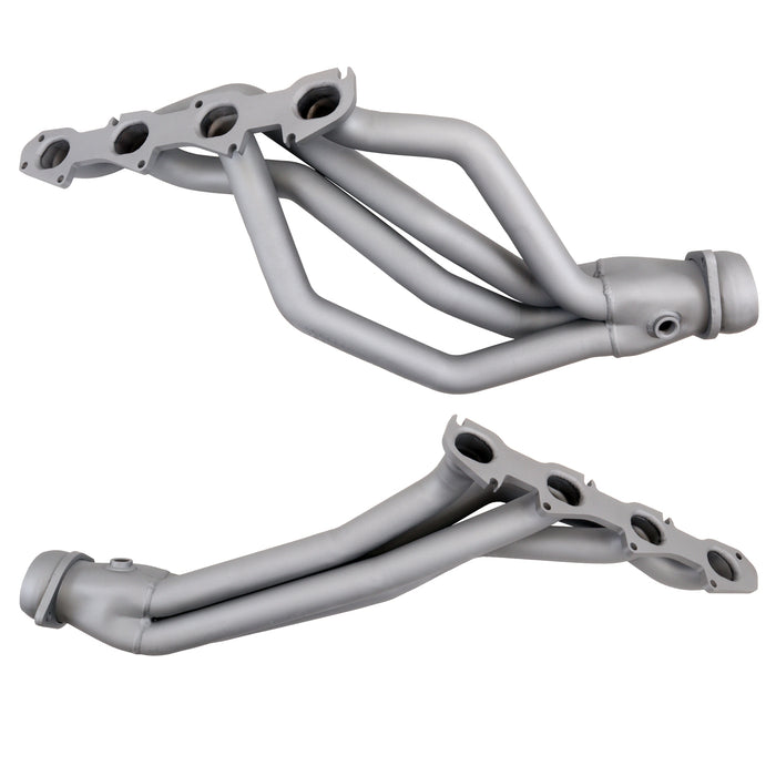 BBK Performance Parts 1950 2009-2023 RAM 1500 HEMI 5.7L 1-3/4 LONG TUBE EXHAUST HEADERS (TITANIUM CERAMIC) - Truck Part Superstore