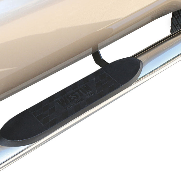 Westin 24-54230 Platinum 4 Oval Wheel To Wheel Step Bar - Truck Part Superstore