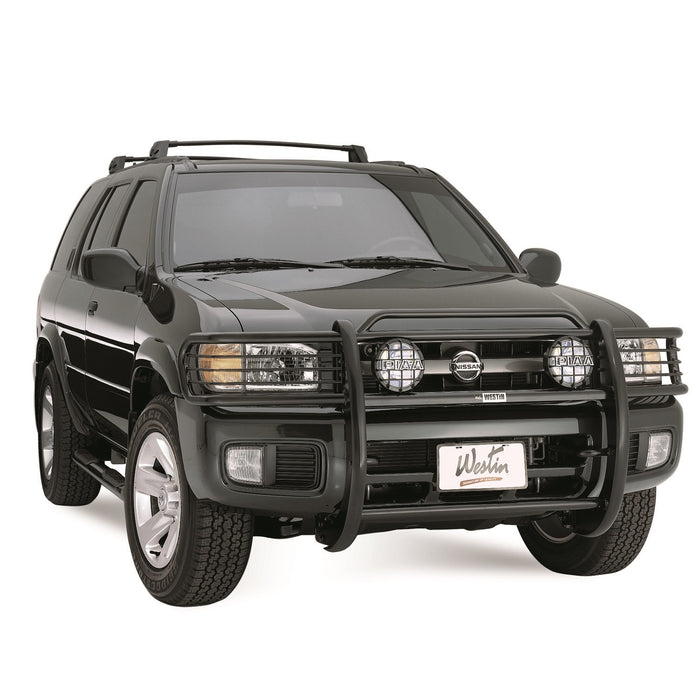 Westin 25-1855 Signature 3 Round Step Bar; Dual Step Pad; Black; Steel; Mount Kit Included; - Truck Part Superstore