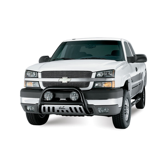 Westin 25-1955 Signature 3 Round Step Bar; Dual Step Pad; Black; Steel; Mount Kit Included; - Truck Part Superstore