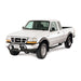 Westin 25-2115 Signature 3 Round Step Bar; Extended Step; Black; Steel; Mount Kit Included; - Truck Part Superstore