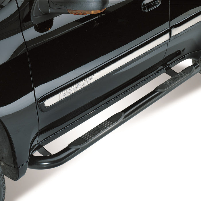 Westin 25-2135 Signature 3 Round Step Bar; Dual Step Pad; Black; Steel; Mount Kit Included; - Truck Part Superstore