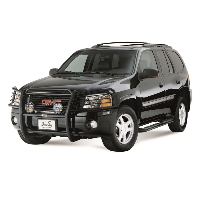 Westin 25-2135 Signature 3 Round Step Bar; Dual Step Pad; Black; Steel; Mount Kit Included; - Truck Part Superstore