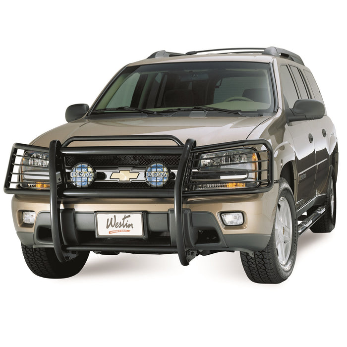 Westin 25-2245 Signature 3 Round Step Bar; Dual Step Pad; Black; Steel; Mount Kit Included; - Truck Part Superstore