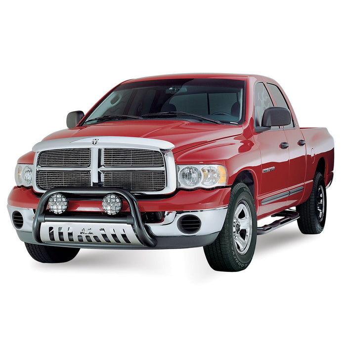 Westin 25-2315 Signature 3 Round Step Bar; Dual Step Pad; Black; Steel; For Quad Cab; - Truck Part Superstore