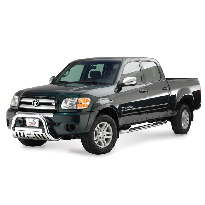 Westin 25-2510 Signature 3 Round Step Bar; Dual Step Pad; Chrome; Steel; Mount Kit Included; - Truck Part Superstore