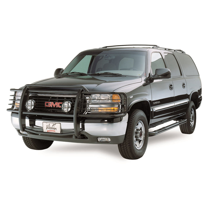 Westin 25-3015 Signature 3 Round Step Bar; Dual Step Pad; Black; Steel; Mount Kit Included; - Truck Part Superstore
