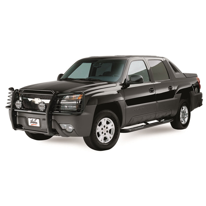 Westin 25-3025 Signature 3 Round Step Bar; Dual Step Pad; Black; Steel; Mount Kit Included; - Truck Part Superstore