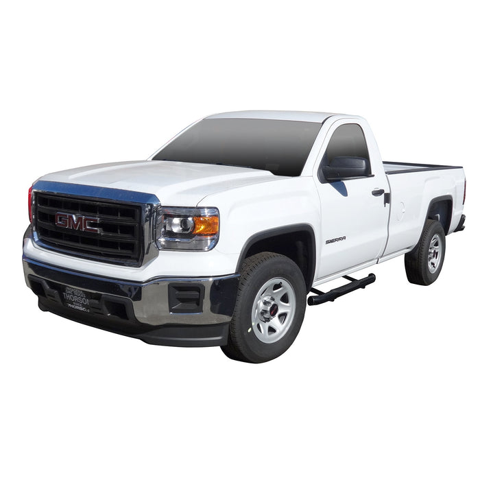 Westin 25-3705 Signature 3 Round Step Bar; Single Step Pad; Black; Steel; Mount Kit Included; - Truck Part Superstore