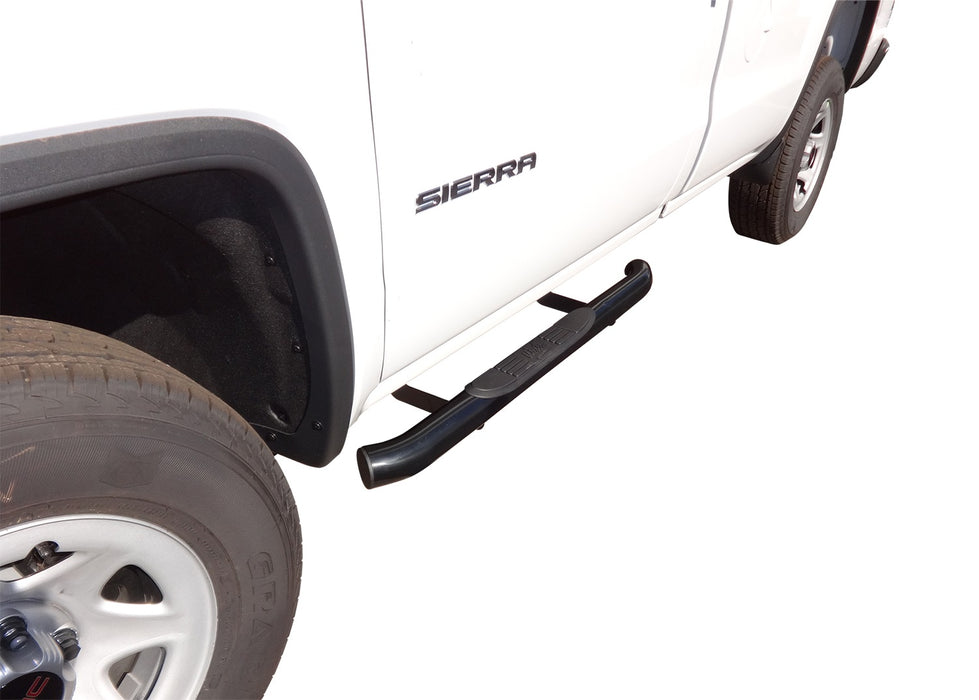 Westin 25-3705 Signature 3 Round Step Bar; Single Step Pad; Black; Steel; Mount Kit Included; - Truck Part Superstore