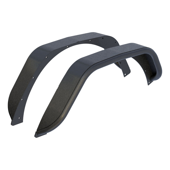 ARIES 2500203 Jeep Wrangler JL Black Aluminum Rear Fender Flares for Select Jeep Wrangler