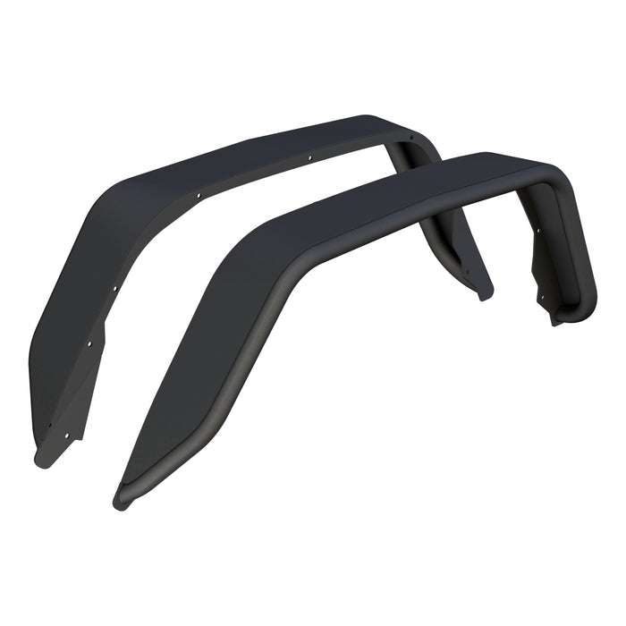 ARIES 2500217 Smooth Carbide Black Aluminum Rear Jeep Gladiator JT Fender Flares for Off-Road-Style Wheels for Select Jeep Gladiator