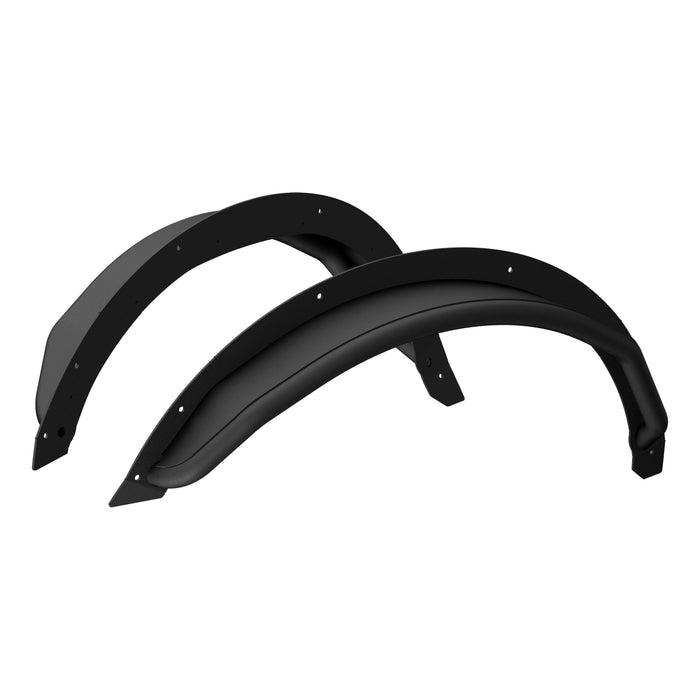 ARIES 2500303 Ford Bronco Smooth Black Aluminum Tubular-Style Rear Wheel Fender Flares for 4-Door for Select Ford Bronco
