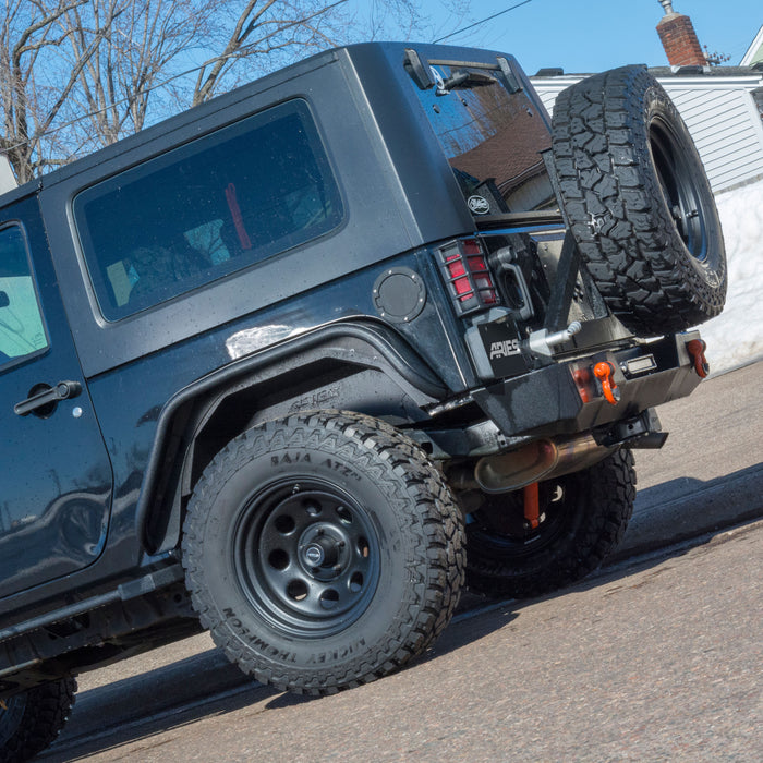ARIES 2500350 Jeep Wrangler JK Aluminum Rear Inner Fender Liners for Select Jeep Wrangler