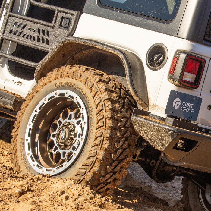 ARIES 2500550 Jeep Wrangler JL Aluminum Rear Inner Fender Liners for Select Jeep Wrangler
