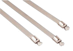 Taylor Cable 2535 Cable Wire Ties; 8 in. Length; Stainless Steel; 4 Per Package; - Truck Part Superstore