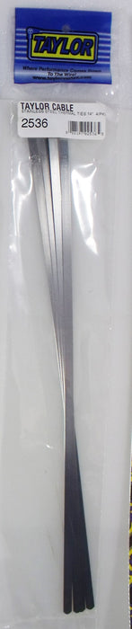 Taylor Cable 2536 Cable Wire Ties; 14 in. Length; Stainless Steel; 4 Per Package; - Truck Part Superstore