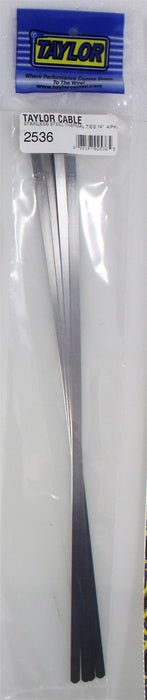 Taylor Cable 2536 Cable Wire Ties; 14 in. Length; Stainless Steel; 4 Per Package; - Truck Part Superstore