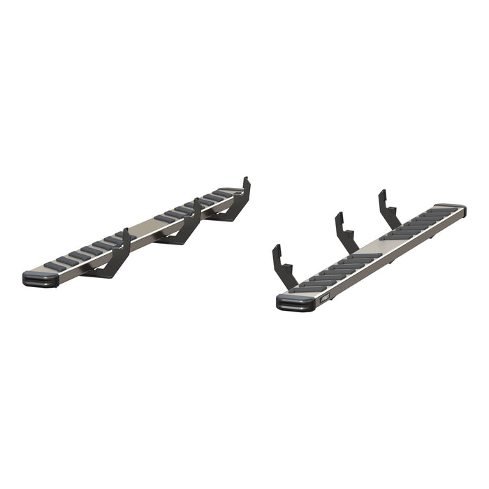 ARIES 2553002 NovaTrac 6" x 85" Polished Stainless Running Boards, Select Chevy Colorado, GMC Canyon for Select Chevrolet Colorado
