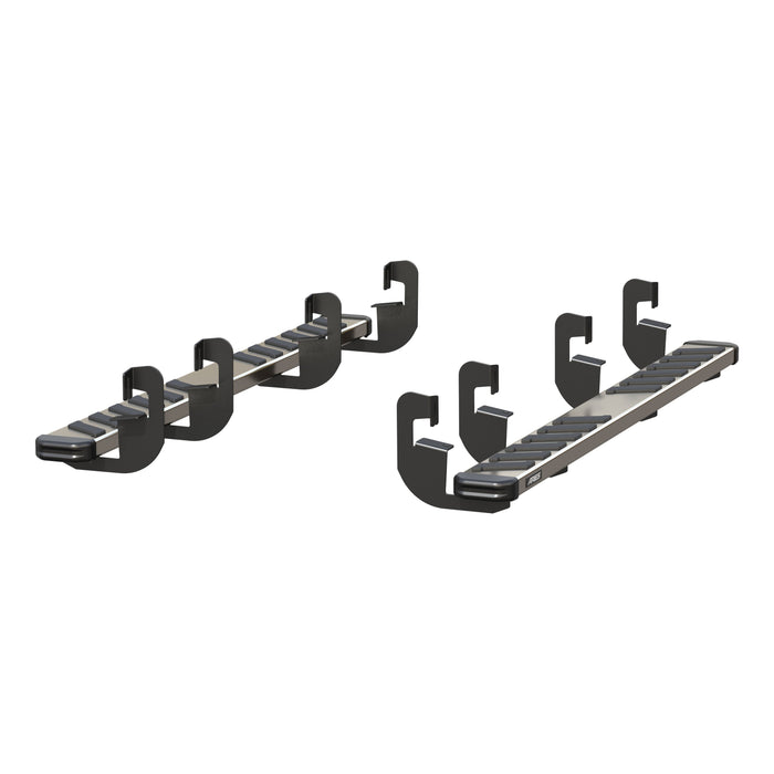 ARIES 2553005 NovaTrac 6" x 75" Polished Stainless Running Boards, Select Chevrolet Silverado, GMC Sierra for Select Chevrolet Silverado 1500