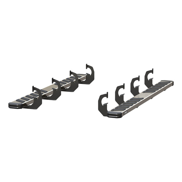 ARIES 2553006 NovaTrac 6" x 75" Polished Stainless Running Boards, Select Chevrolet Avalanche, Silverado 1500, Suburban, Tahoe, GMC Sierra 1500, 2500, 3500, Yukon for Select Chevrolet Tahoe