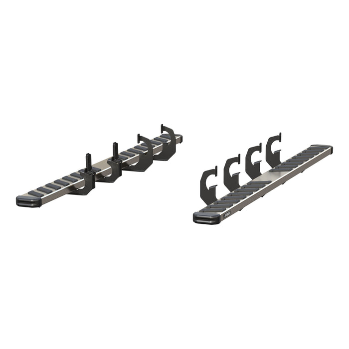 ARIES 2553008 NovaTrac 6" x 91" Polished Stainless Running Boards, Select Silverado, Sierra Diesel for Select Chevrolet Silverado 2500 HD