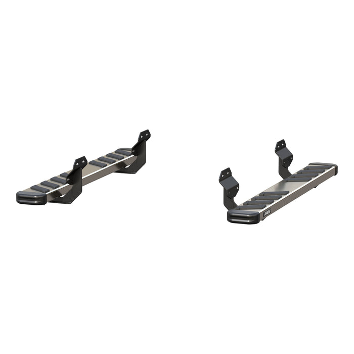 ARIES 2553021 NovaTrac 6" x 53" Polished Stainless Running Boards, Select Chevrolet Colorado, GMC Canyon for Select Ford F-150