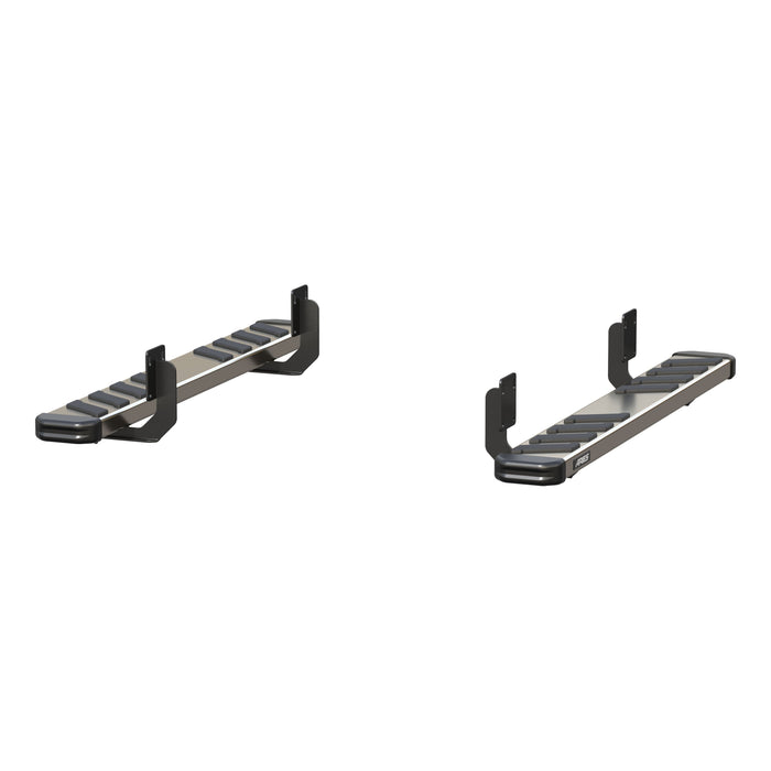 ARIES 2553024 NovaTrac 6" x 53" Polished Stainless Running Boards, Select F-250, F-250 Super Duty, F-350, F-350 Super Duty for Select Ford F-250