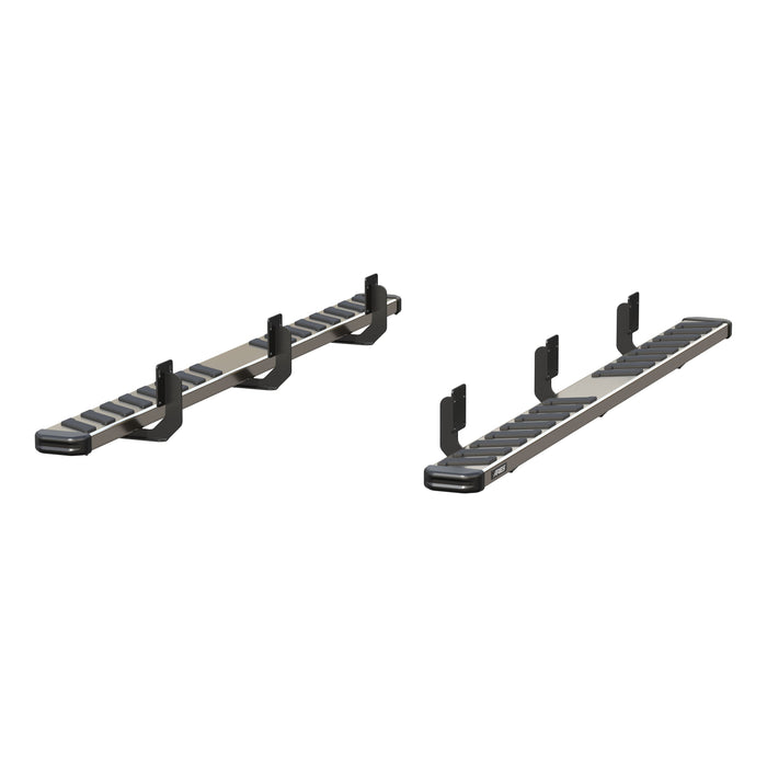 ARIES 2553025 NovaTrac 6" x 91" Polished Stainless Running Boards, Select Ford 250 Super Duty, F-350 Super Duty, F-450 Super Duty for Select Ford F-250