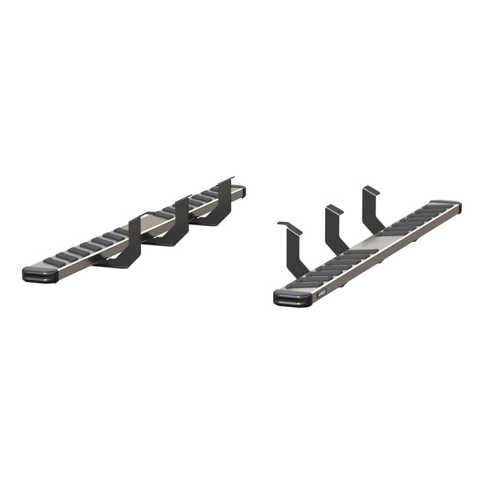 ARIES 2553035 NovaTrac 6" x 85" Polished Stainless Running Boards, Select Toyota Tundra for Select Toyota Tundra