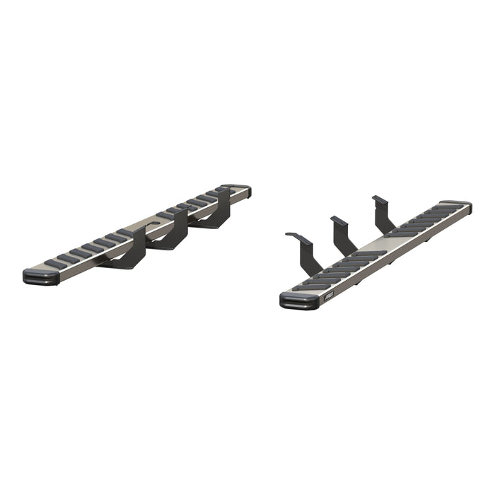 ARIES 2553036 NovaTrac 6" x 85" Polished Stainless Running Boards, Select Toyota Tundra for Select Toyota Tundra