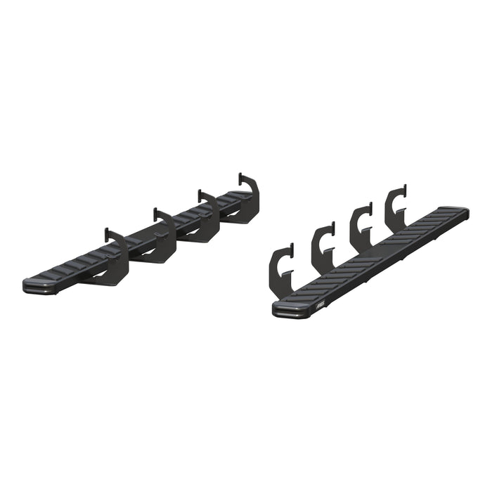 ARIES 2554001 NovaTrac 6" x 91" Black E-Coat Steel Running Boards, Fits Select Cherolet Avalanche, Silverado 1500, Suburban, Tahoe, GMC Sierra 1500, 2500, 3500, Yukon for Select Chevrolet Silverado 2500 HD
