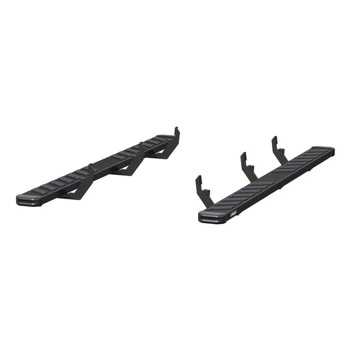 ARIES 2554002 NovaTrac 6" x 85" Black E-Coat Steel Running Boards, Select Chevy Colorado, GMC Canyon for Select Chevrolet Colorado