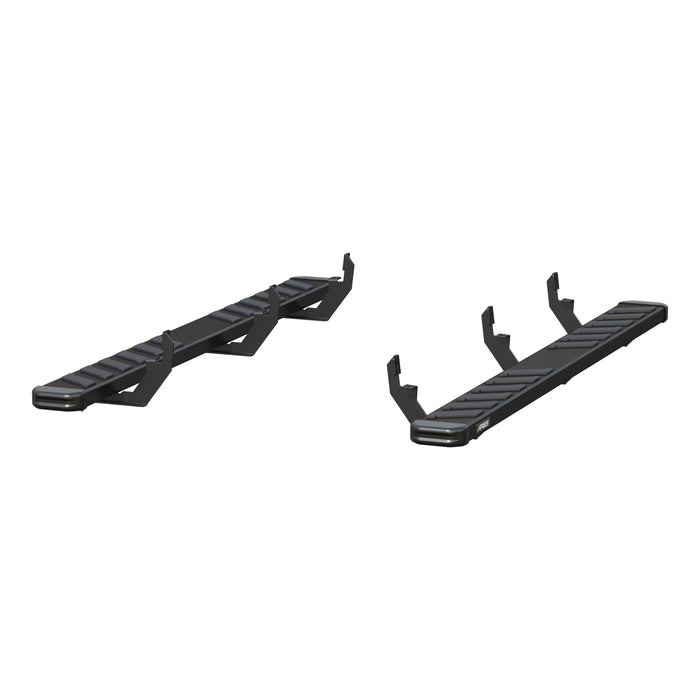ARIES 2554003 NovaTrac 6" x 75" Black E-Coat Steel Running Boards, Select Chevrolet Colorado, GMC Canyon for Select Chevrolet Colorado