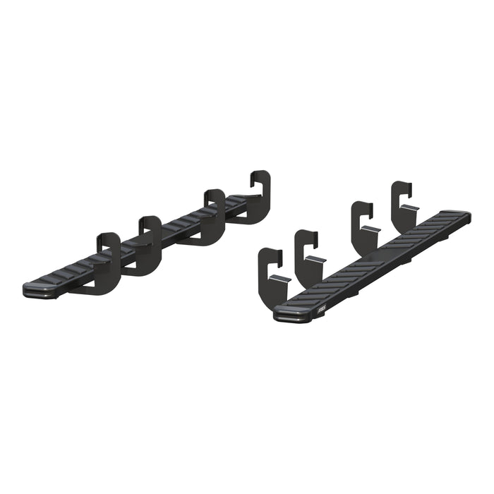 ARIES 2554004 2553004 NovaTrac 6" x 91" Black E-Coat Steel Running Boards, Fits Select Silverado, Sierra for Select Chevrolet Silverado 1500