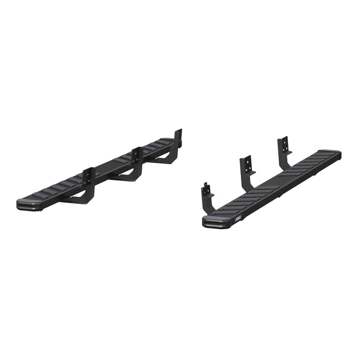 ARIES 2554012 NovaTrac 6" x 85" Black E-Coat Steel Running Boards, Select RAM 1500, 2500, 3500, 4500, 5500 for Select Ram 2500