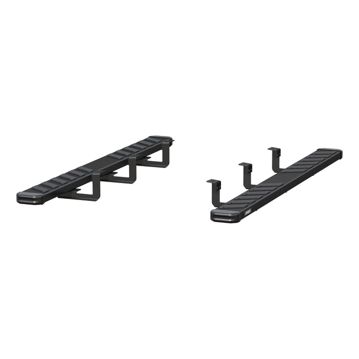 ARIES 2554016 NovaTrac 6" x 75" Black E-Coat Steel Running Boards, Select Ford Explorer for Select Ford Explorer