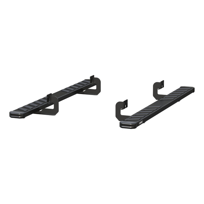 ARIES 2554020 NovaTrac 6" x 75" Black E-Coat Steel Running Boards, Select Ford F-150 for Select Ford F-150