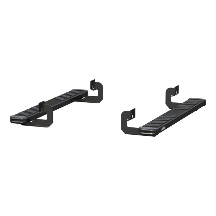 ARIES 2554022 NovaTrac 6" x 53" Black E-Coat Steel Running Boards, Select Ford F-150 for Select Ford F-150