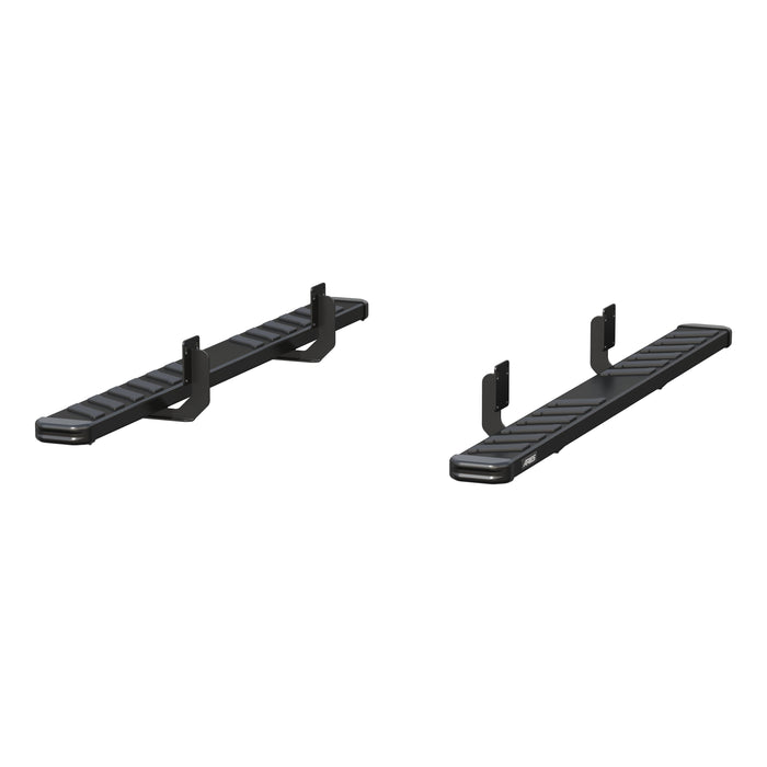 ARIES 2554023 NovaTrac 6" x 75" Black E-Coat Steel Running Boards, Select Ford F-250, F-250 Super Duty, F-350 Super Duty for Select Ford F-250