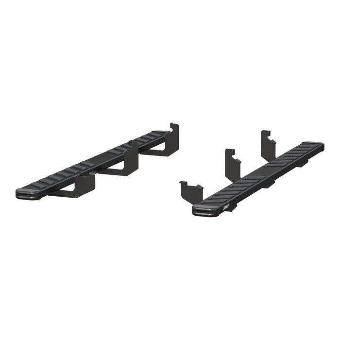 ARIES 2554026 NovaTrac 6" x 85" Black E-Coat Steel Running Boards, Select Ford Ranger for Select Ford Ranger