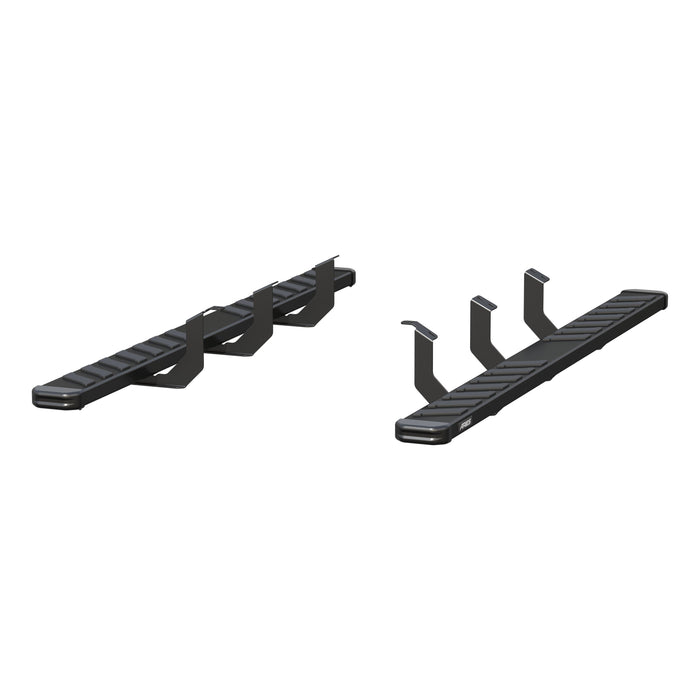 ARIES 2554035 NovaTrac 6" x 85" Black E-Coat Steel Running Boards, Select Toyota Tundra for Select Toyota Tundra